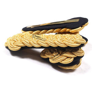 Planches d'épaule de cérémonie Lord Lieutenant avec finition enduite Accessoires de cordon EPAULETTE élégants - Product Image 3