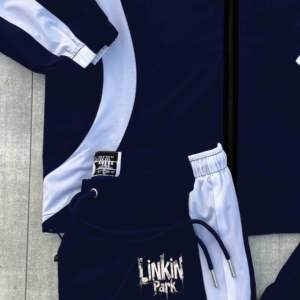 Ensemble 2 pièces en molleton de coton léger et écologique, style vintage streetwear, comprenant un sweat à capuche et un pantalon de survêtement, collection hiver 2026 - Product Image 3