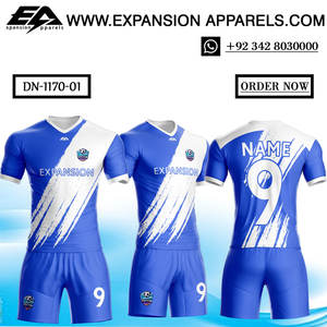 Uniforme de fútbol de poliéster de alta calidad, camiseta de fútbol con logotipo personalizado impreso, camisetas MOQ bajas, camisetas con técnica de sublimación de nombre - Product Image 6