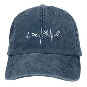 Nouveau Style Courbe Bord Denim Casquettes De Baseball Sportif Street Style Respirant Et Imperméable Personnalisable Couleur Unisexe Confortable - Product Image 1