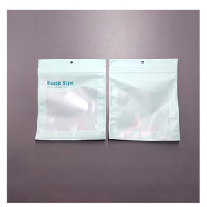 New Title Resealable Zipper <b>Packaging</b> <b>Bags</b> for Clothing Waterproof Durable EVA Plastic Frosted Macaron Color Printed - Product Image 3