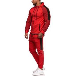 Venta al por mayor de fábrica de chándal de diseño personalizable Servicio de calidad superior Fabricación de ropa de entrenamiento personalizada Sudadera con capucha con cremallera para hombre - Product Image 3