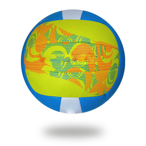 Voleibol cosido a máquina reforzado colorido unisex logotipo personalizado impreso impermeable playa entrenamiento partido pelota color combinado - Product Image 4