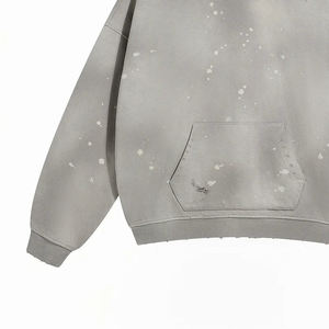 Vente en gros Nouveautés Arrivées récentes Sweat-shirts pour hommes en coton 100% délavé à l'acide Prix de gros Coupe classique Streetwear d'hiver Adultes - Product Image 3