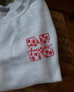 Sudadera de cuello redondo de gran tamaño con bordado de logotipo personalizado Unisex 100% algodón French Terry para imprimir diseños personalizados - Product Image 2