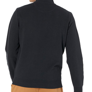 Alta Calidad De fábrica al por mayor logotipo personalizado 100% poliéster cuarto de cremallera esencial Streetwear Sudadera con capucha hombres - Product Image 2