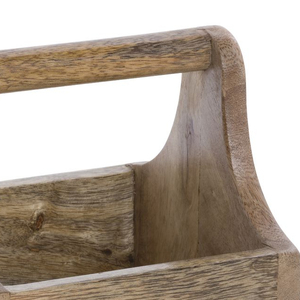 Caddy de almacenamiento de madera Natural 100% de diseño Vintage de alta calidad, organizador para interiores y exteriores, herramientas de café, compra directa, exportador indio - Product Image 4