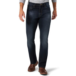Classic <b>Stretch</b> Slim Fit Casual <b>Men</b> Jeans Pant Soft Cotton Blend Fabric Comfortable Waist Modern Daily Wear For Winter Seasons - Product Image 1