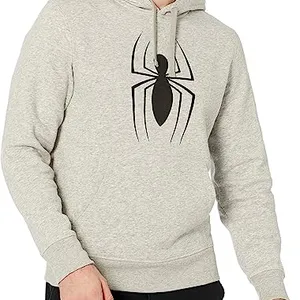 Essential Disney | Marvel | Star Wars sweter Hoodie pria bulu domba (tersedia dalam Besar & tinggi)