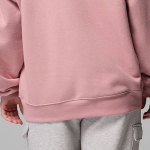 Sweat-shirt pour femmes en coton et polyester, design tendance et doux, pour commandes en gros avec logo personnalisé, vêtements décontractés avec col zippé - Product Image 6