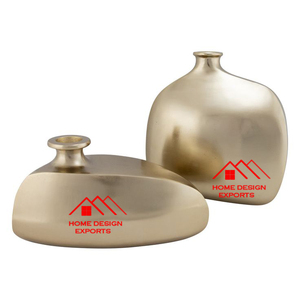 Centros DE MESA DE BODA, nuevo diseño, de aluminio y Metal jarrón, decoración de jardín, jarrón hueco en diseño abstracto, jarrón de Metal para mesa - Product Image 4