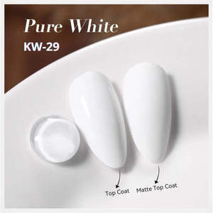 Kween Perfect White Gel Nail Polish-Soak off UV French Manicure 3D ขวดเพ้นท์เล็บ - Product Image 3