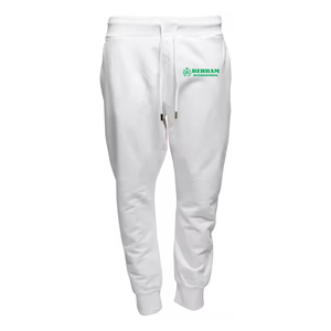 Pantalon de survêtement ample pour homme, bordeaux, avec surpiqûres contrastées, cordon de serrage à pompons, taille élastique, logo personnalisé, style streetwear - Product Image 6