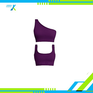 Ensemble d'entraînement 2 pièces pour femmes Short côtelé Yoga Active Wear Tenues assorties Gym Running Training Fitness Sportswear - Product Image 2