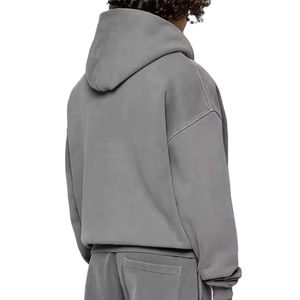 Sweats à capuche d'hiver à fermeture éclair pour hommes 100% coton Logo et couleurs personnalisables Écologique Fabriqué au Pakistan - Product Image 3