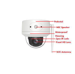 FSAN <span class=keywords><strong>Camera</strong></span> IP WIFI 5MP 4G Hệ Thống An Ninh Âm Thanh Vòm Kim Loại Nghiêng Nghiêng Thông Minh - Product Image 3