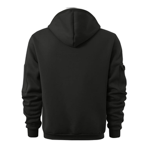 Haute qualité luxe 1/4 quart col zippé pull à capuche de golf pour hommes surdimensionné 100% coton sweat Logo personnalisé ODM - Product Image 5