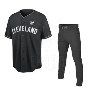 Ensembles de Tenues de Baseball Personnalisables avec Logo, Respirants, Antibactériens, Grande Taille, Légers, pour Hommes Adultes, 100% Polyester, Prix Abordable - Product Image 1