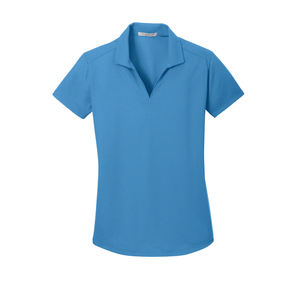 Polo con logotipo personalizado para mujer, Material de poliéster 100%, peso 4, 3 onzas - Product Image 1
