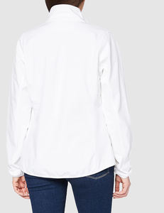 Venta caliente transpirable chaqueta de concha suave al aire libre último diseño cálido montañismo polar Softshell chaquetas de mujer - Product Image 3