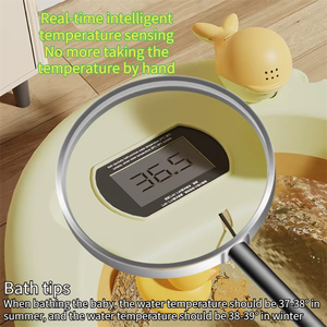 2024 <span class=keywords><strong>baignoire</strong></span> pliable en plastique pour bébé bébé chaud avec température et ensemble de baignoires pour bébé - Product Image 4