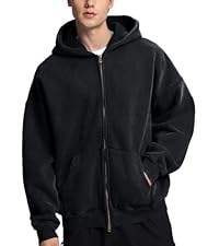 เสื้อฮู้ดลำลองคลาสสิกของผู้ชายแบบสวมหัวแขนยาวมีกระเป๋าจิงโจ้แบบปรับได้เหมาะสำหรับสวมใส่ในฤดูใบไม้ร่วงฤดูหนาว - Product Image 2