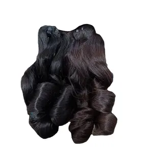 Prodotti Beaty alla moda per le donne 100% non trasformati vietnamiti umani rimbalzanti capelli ricci extension Super Soft setosa lucentezza liscia