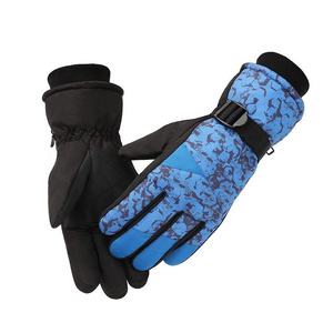 Fournisseurs d'usine directs, gants de ski de qualité professionnelle, matériaux et design demandés par les clients, gants de ski en cuir de haute qualité - Product Image 4