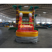 Usine pas cher prix rebond maison château gonflable maison toboggan combo videur gonflable mini château sautant avec toboggan