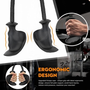 <span class=keywords><strong>Corda</strong></span> per Bicipiti e <span class=keywords><strong>Tricipiti</strong></span> con Impugnature Ergonomiche, 36 Pollici, per Sistema di Pulegge e Attacco Cavo - Product Image 6
