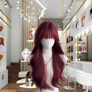 Perruque Full Lace pour femmes de Ho Chi Minh City avec bonnet en dentelle HD sans colle, ligne de cheveux naturelle et couleur personnalisée - Product Image 2