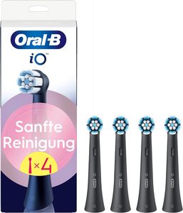 Oral-B iO Gentle Cleaning-Cabezales de cepillo de dientes de repuesto originales para Oral-B iO para encías sensibles-Negro, paquete de 4 - Product Image 6