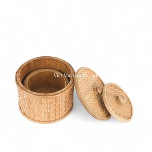 Sustainable Rattan <b>Storage</b> <b>Box</b> For Home <b>Storage</b> And Natural Interior <b>Decoration</b> - Product Image 2