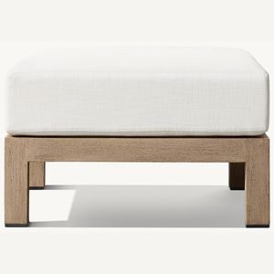 Eco-friendly teak wood ottoman <b>sofa</b> with soft and smooth cushions for comfortable indoor use - Product Image 6