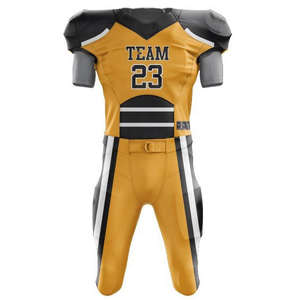 Uniforme de Fútbol Americano de 12 Paneles de Alta Resistencia, Servicios Personalizados, Último Estilo, Uniforme de Fútbol Americano Personalizado para Niños OEM - Product Image 1