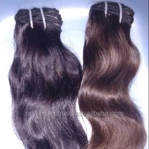 Extensiones de cabello Remy indio Virgen al por mayor, modelo corporal, cutícula alineada, onda profunda suelta, mechones rizados, estilo ondulado indio Natural - Product Image 2
