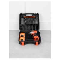 Ensemble d'outils électriques sans fil en acier au carbone 27 pièces avec étui rigide OEM