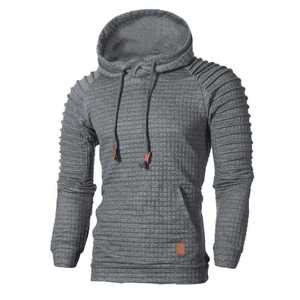Hoodie Homme Hiver Automne Chaud Zippé Grande Taille en Polaire Jacquard Premium Polyester/Coton Écologique Anti-Boulochage - Product Image 3