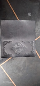 Fait à la main sur mesure Durable résistant à l'eau pince à billets portefeuille lettre décoration outil à main en cuir gaufré intemporel artistique - Product Image 3