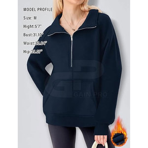 Sudadera de Mujer de Alta Calidad con Cierre de Cremallera, Ligera, de Manga Larga, para Yoga, Running, Uso Casual y Cómodo - Product Image 4