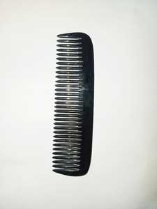 Peigne en corne noire naturelle Guasha Gua Sha peigne de Massage magique aiguille en pierre prévenir la perte de cheveux - Product Image 3