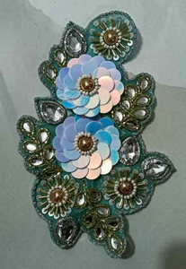 Impresionantes parches de diamantes de imitación hechos a mano con cuentas, accesorios de bordado más vendidos para ropa - Product Image 3