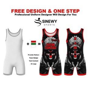 Dernier design, vente en gros, justaucorps de lutte personnalisé par sublimation pour femmes (spandex/polyester) - Product Image 4