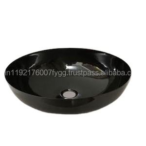 Cuivre Moderne Brillant Fabriqué À La Main Vasques Martelé À La Main Évier De Salle De Bains Petit Lavabo De Salle De Bains Rond - Product Image 2