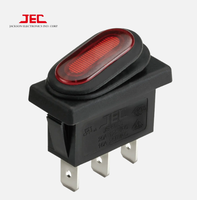 JEC 608 Interrupteur à bascule 2 voies Ruby résistant aux intempéries IP65 On-Off Double pôle extérieur