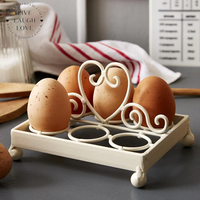 Deux Niveaux Antique Cuisine Vintage Cuisine Fonte Il Cast Coquetiers Titulaires Coq Cuisine Oeuf Coddler Coq Décor Panier À Oeufs