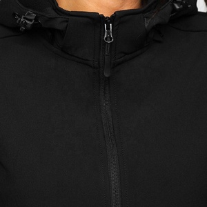 Veste imperméable Softshell personnalisée de haute qualité pour hommes col montant High Street Style Long Design Lettre Unique Soft Shell pour - Product Image 4