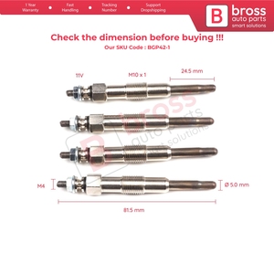 BGP42-1 หัวเทียน 4 ชิ้น GX83 100221170 730MJ สำหรับโครมา 1.9 TD - Product Image 5