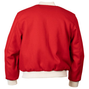 Vente en gros Veste Letterman Unisexe Y2K Brodé Chenille Patches Laine Letterman Bomber Jacket Baseball College School Vestes - Product Image 2