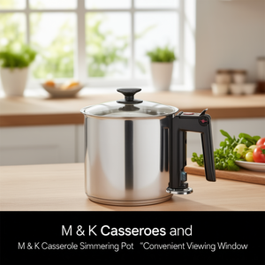 M & K Casserole Simmering Pot with Convenient Viewing <b>Window</b> - Product Image 3